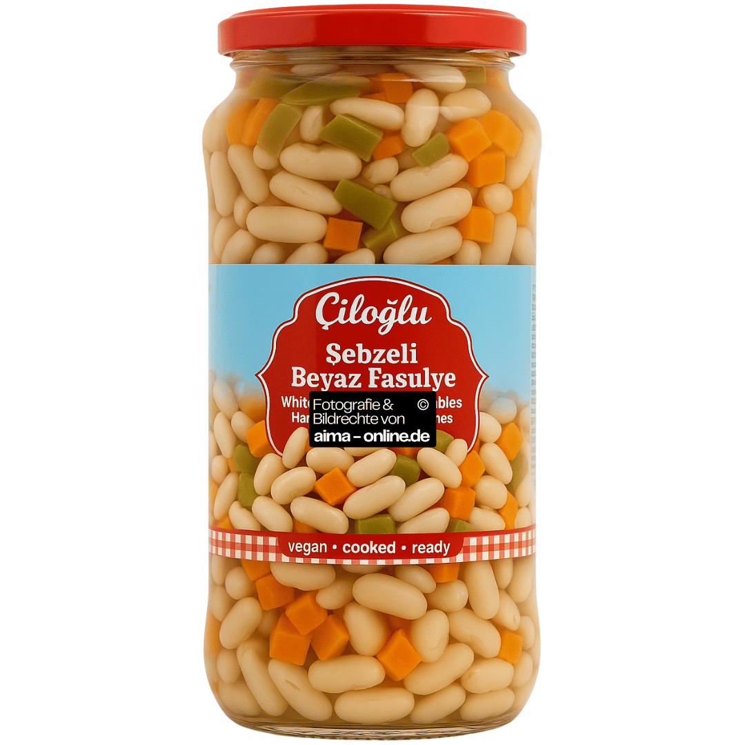 Ciloglu - Weiße Bohnen mit Gemüse, Sebzeli Beyaz Fasulye 400g