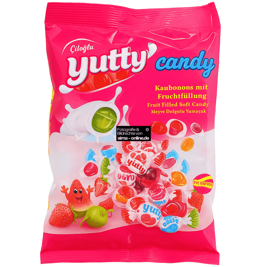 Ciloglu - Yutty Candy, Kaubonbons mit Fruchtfüllung 400g