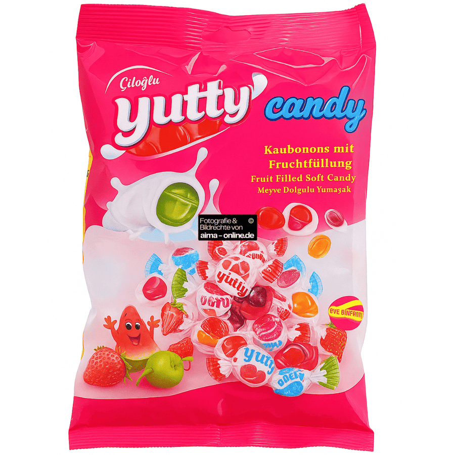 Ciloglu - Yutty Candy, Kaubonbons mit Fruchtfüllung 400g