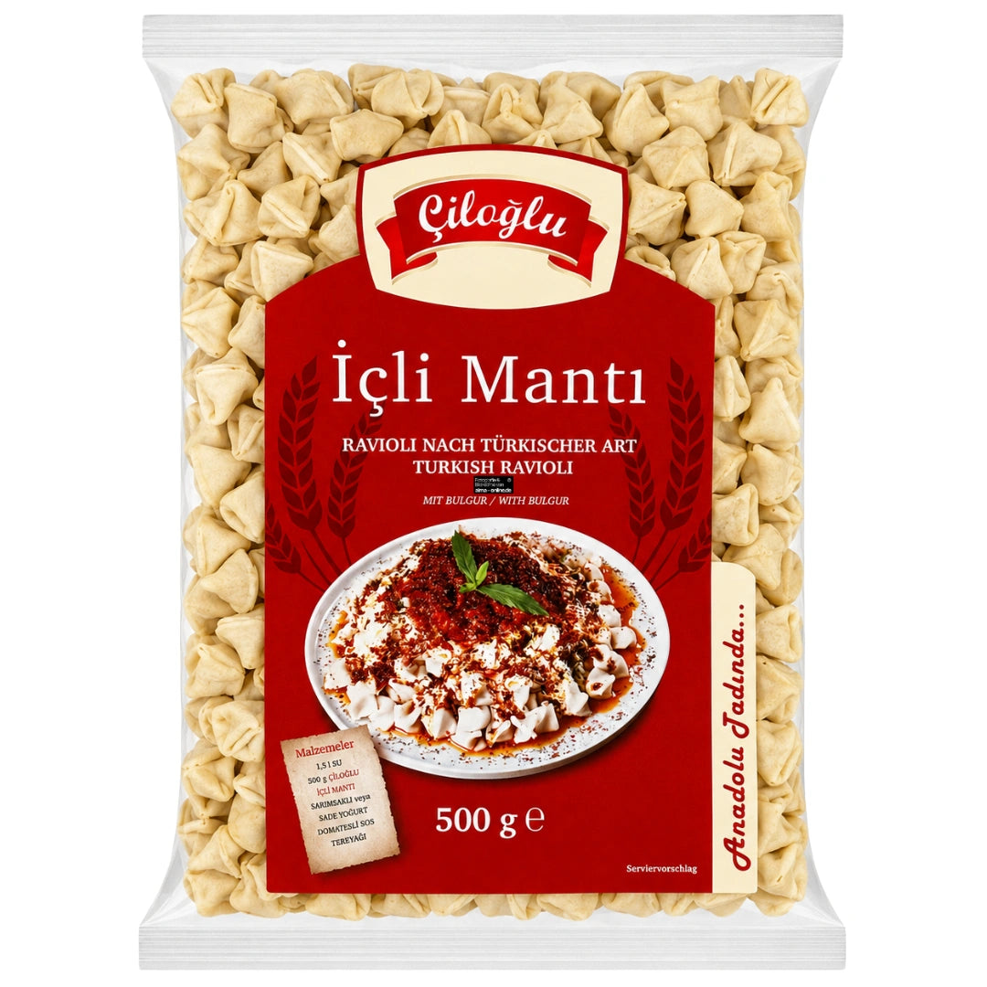 Ciloglu - Türkische Ravioli mit Bulgur, Icli Manti 500g