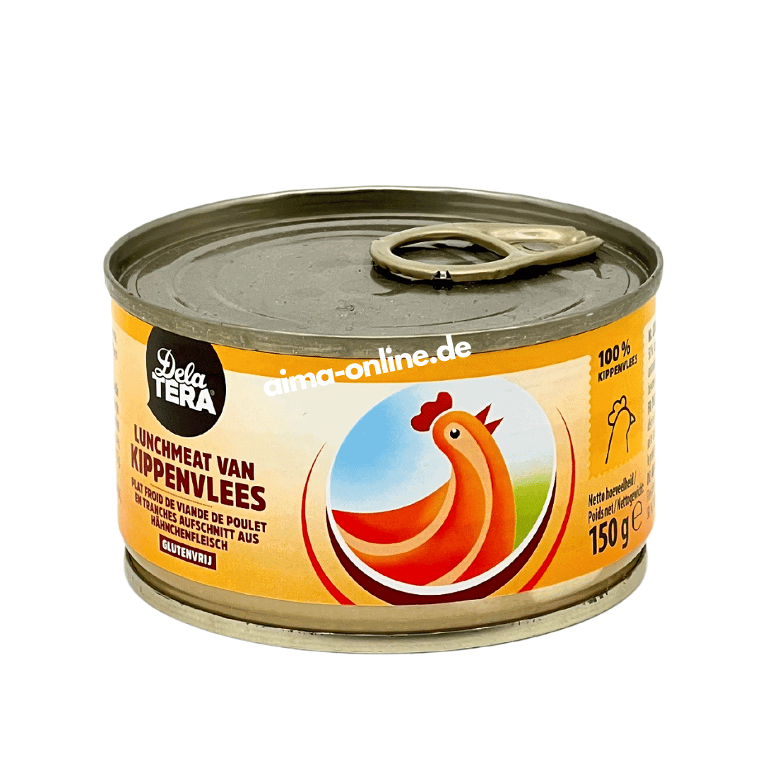 Dela Tera Lunchmeat van Kippenvlees -  Mittagsfleisch aus Hühnerfleisch 100g