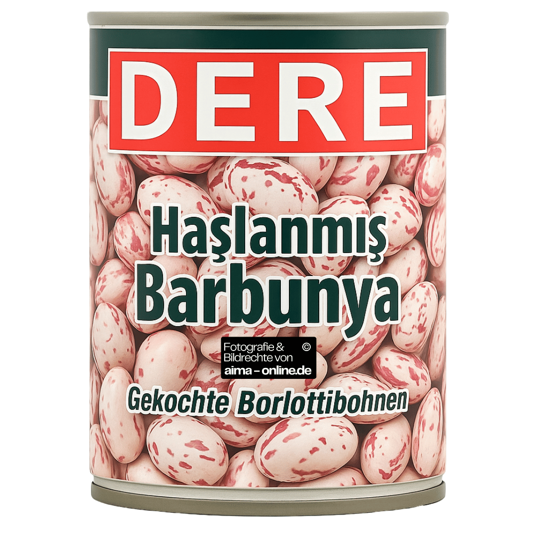 Dere - Gekochte Borlottibohnen, Haslanmis Barbunya 400g