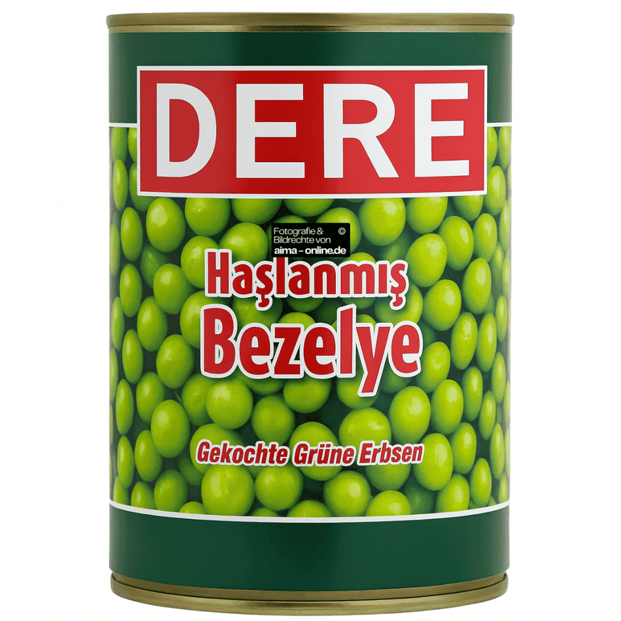 Dere - Gekochte Grüne Erbsen, Haslanmis Bezelye 800g