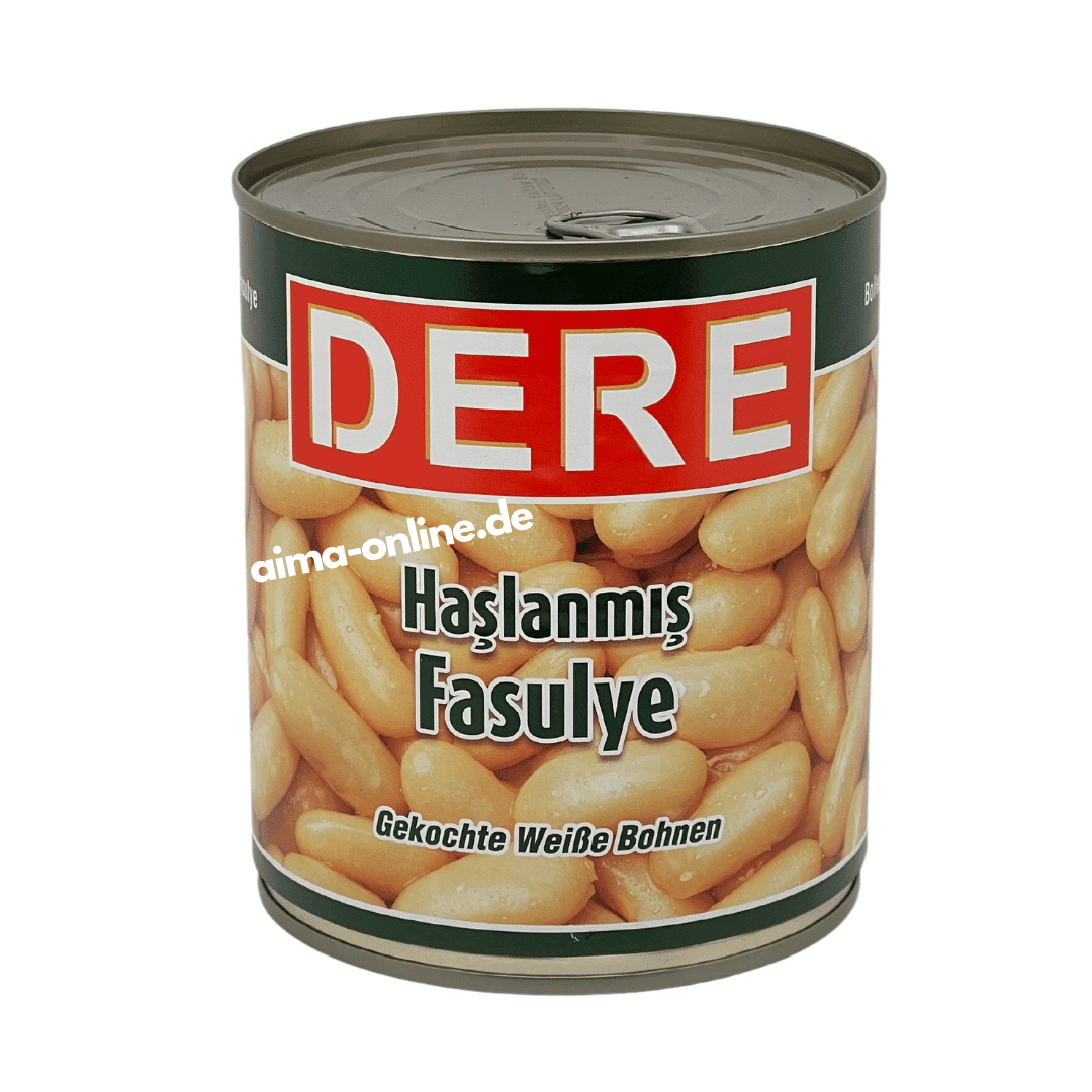 Dere Haslanmış Fasulye - Pişmiş Beyaz Fasulye 480gr