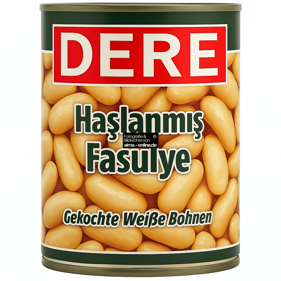 Dere - Gekochte Weiße Bohnen, Haslanmis Fasulye 400g