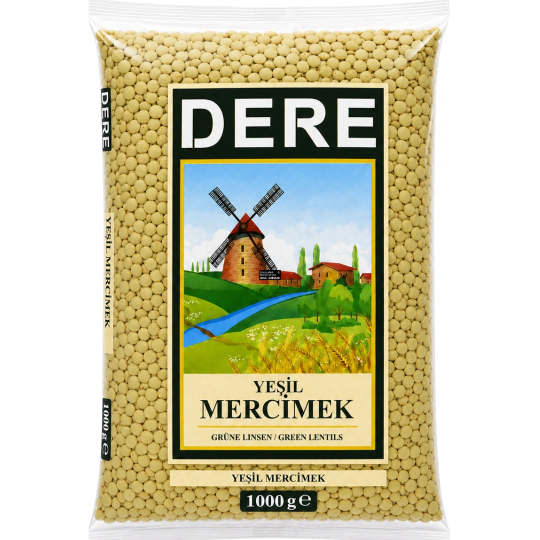 Dere Yesil Mercimek - Grüne Linsen 1000g