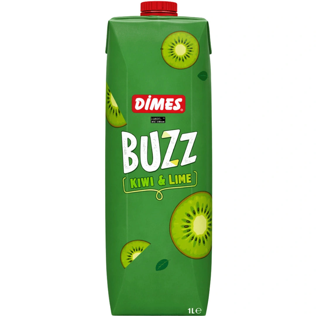 Dimes Buzz - Getränk mit Kiwi-, Limetten- & Pfefferminzaroma 1l