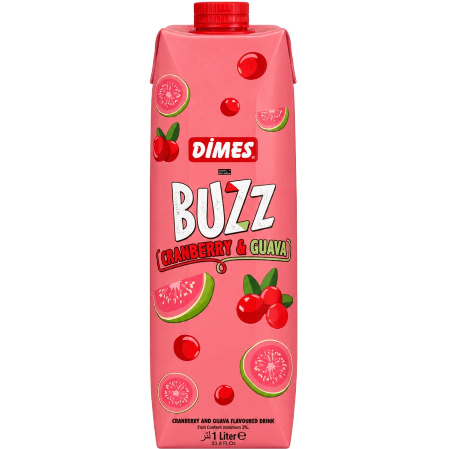 Dimes Buzz - Getränk mit Kornelkirsche- & Guavengeschmack 1l