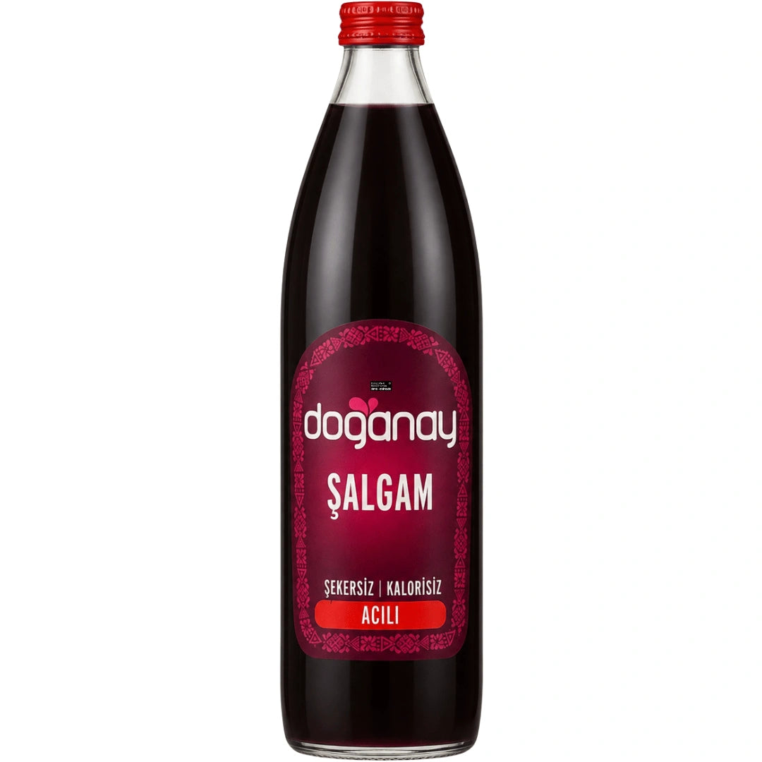 Doğanay - Acılı Şalgam Suyu, Scharfer Rübensaft im Glas 750ml