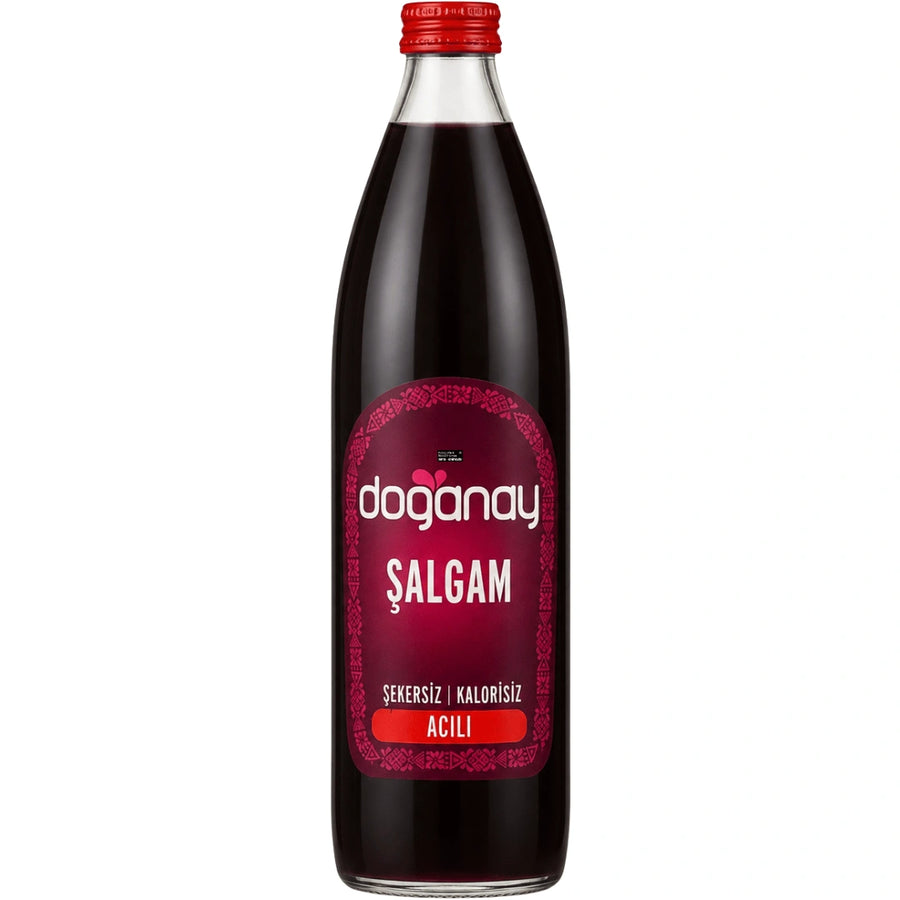 Doğanay - Acılı Şalgam Suyu, Scharfer Rübensaft im Glas 750ml