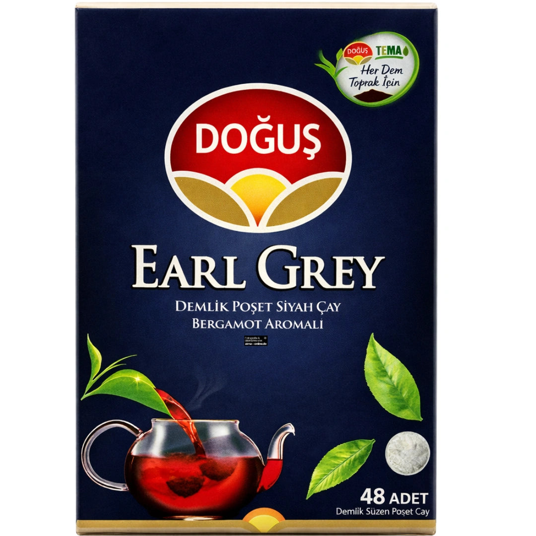 Doğuş Earl Grey Schwarztee - 48 Demlik-Teebeutel für die Teekanne, 48'li Demlik Poşet Çay