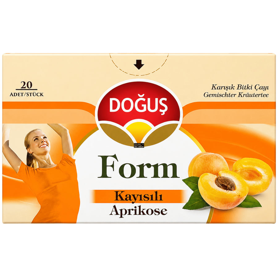 Dogus Form Kayisi - gemischter Kräutertee mit Aprikose 20 Beutel