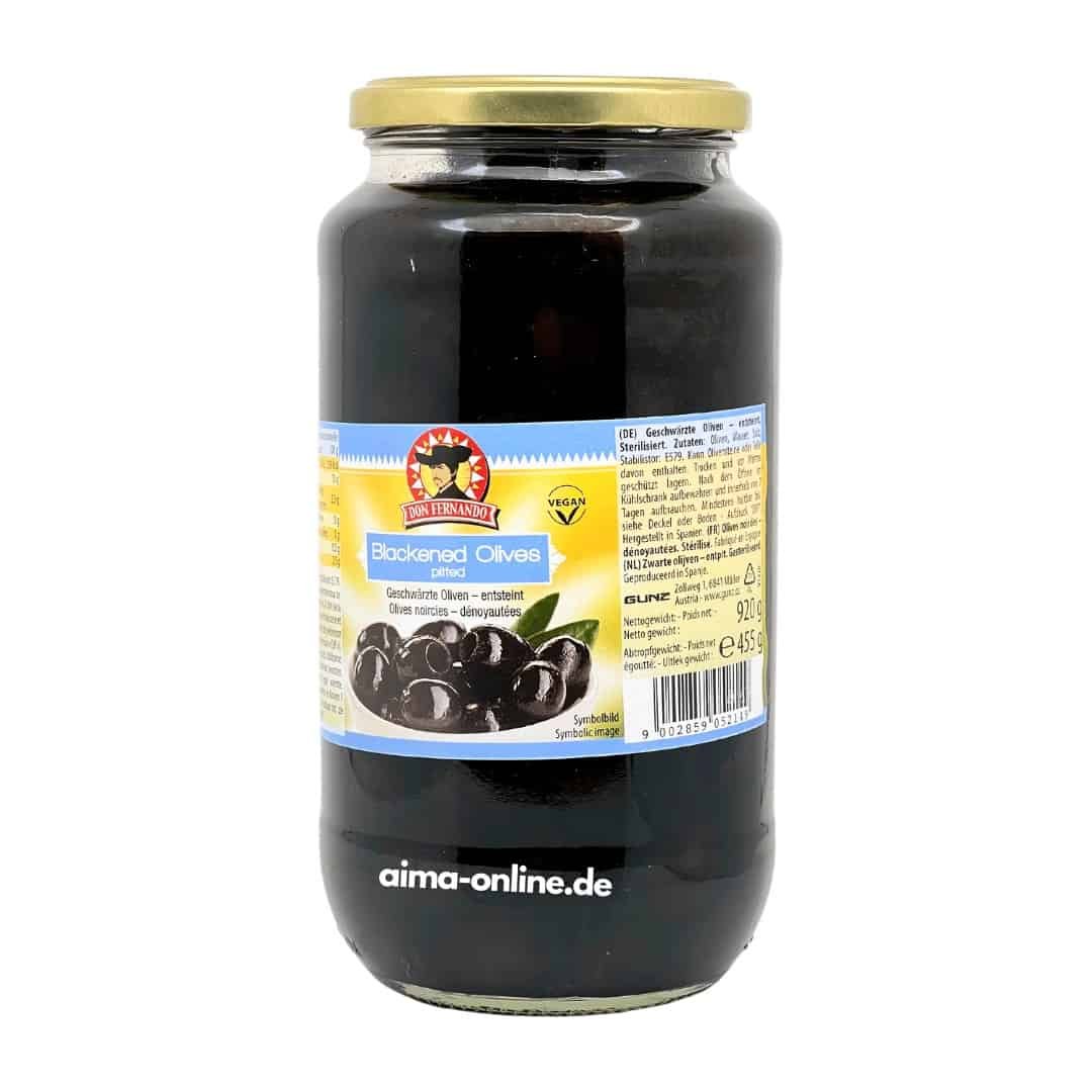 Don Fernando Karartılmış zeytin çekirdekleri çıkarılmış 920g