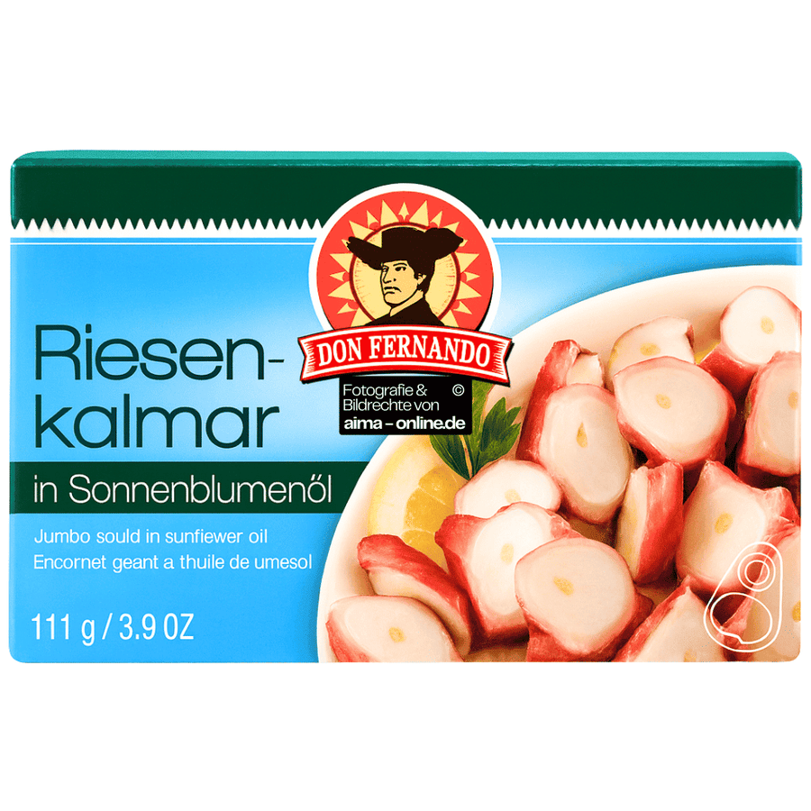 Don Fernando - Riesenkalmar in Sonnenblumenöl 111g