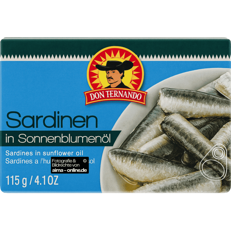 Don Fernando - Sardinen in Sonnenblumenöl 115g