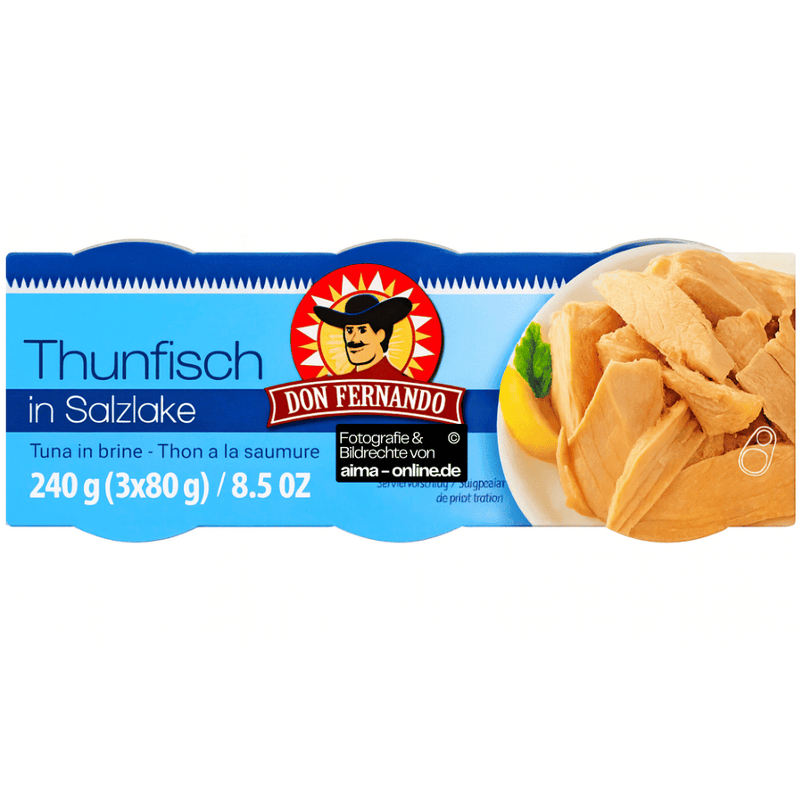 Don Fernando - Thunfisch in Salzlake 3x80g