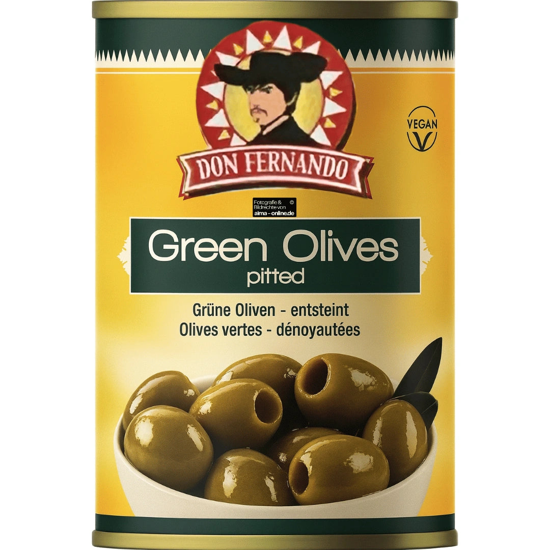 Don Fernando - Yeşil Zeytin, Grüne Oliven entsteint 350g