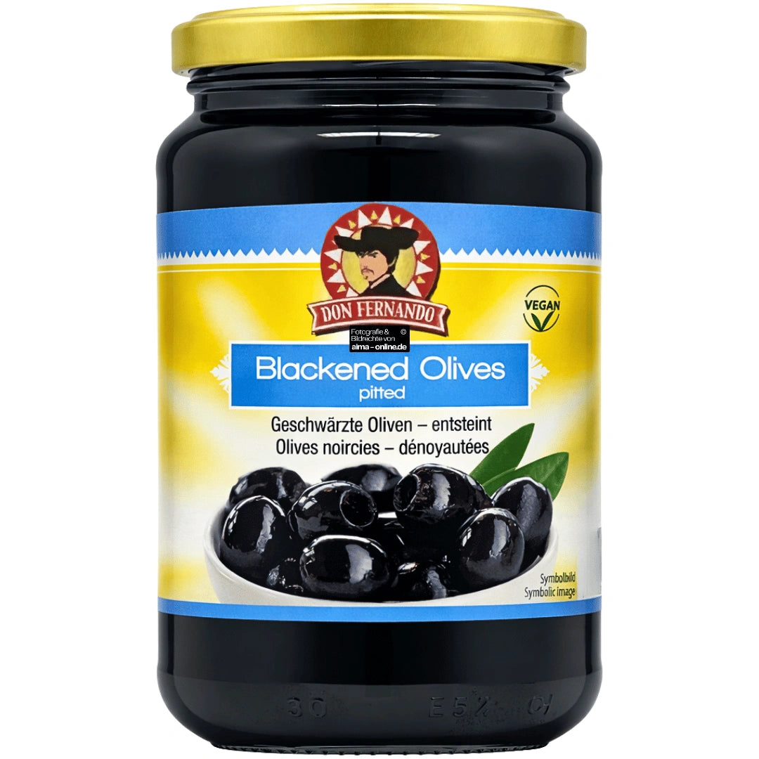 Don Fernando – Siyah Zeytin , Geschwärzte Oliven 350g
