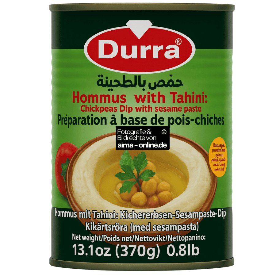 Durra - Hummus bi Tahina, Kichererbsen Sesampaste-Dip 370g
