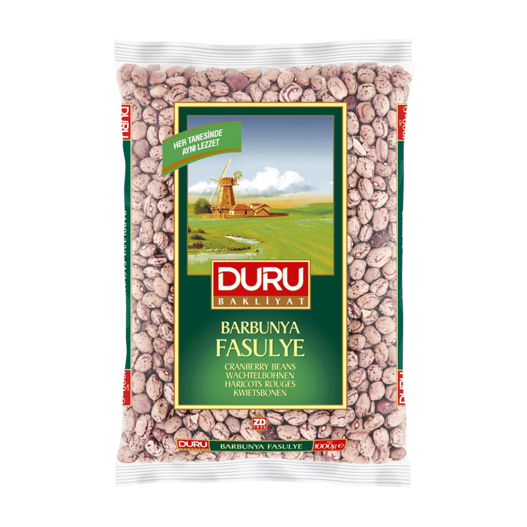 Duru Barbunya Fasulye - Bıldırcın Fasulyesi 1000gr