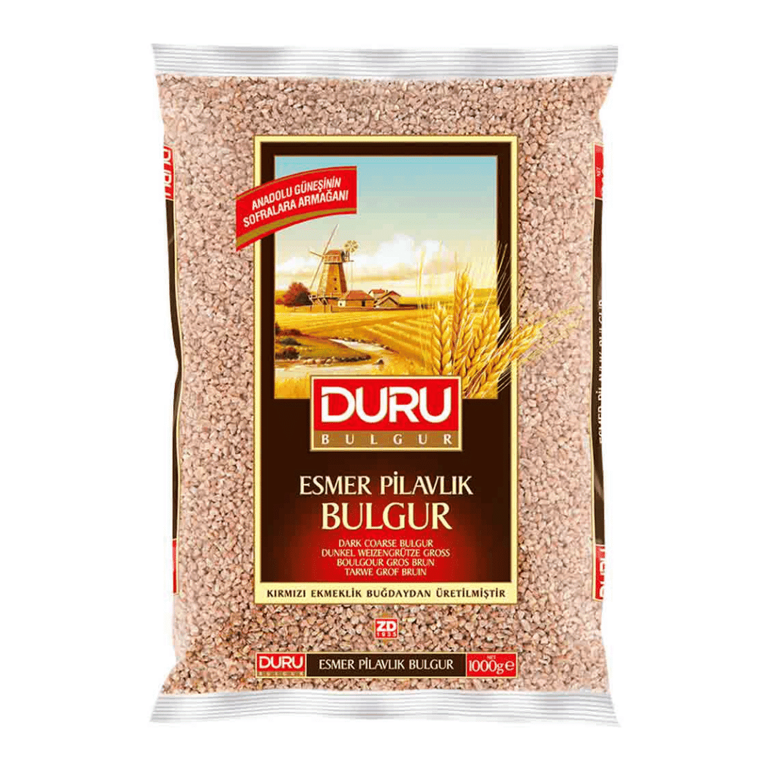 Duru Esmer Pilavlik Bulgur - buğday kabuğu çıkarılmış tane (koyu, iri) 1000gr