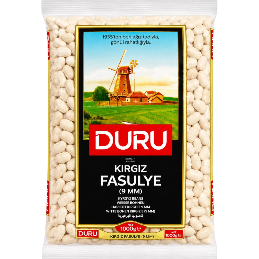 Duru - Weiße Bohnen, Kırgız Fasulye 9 mm 1000g