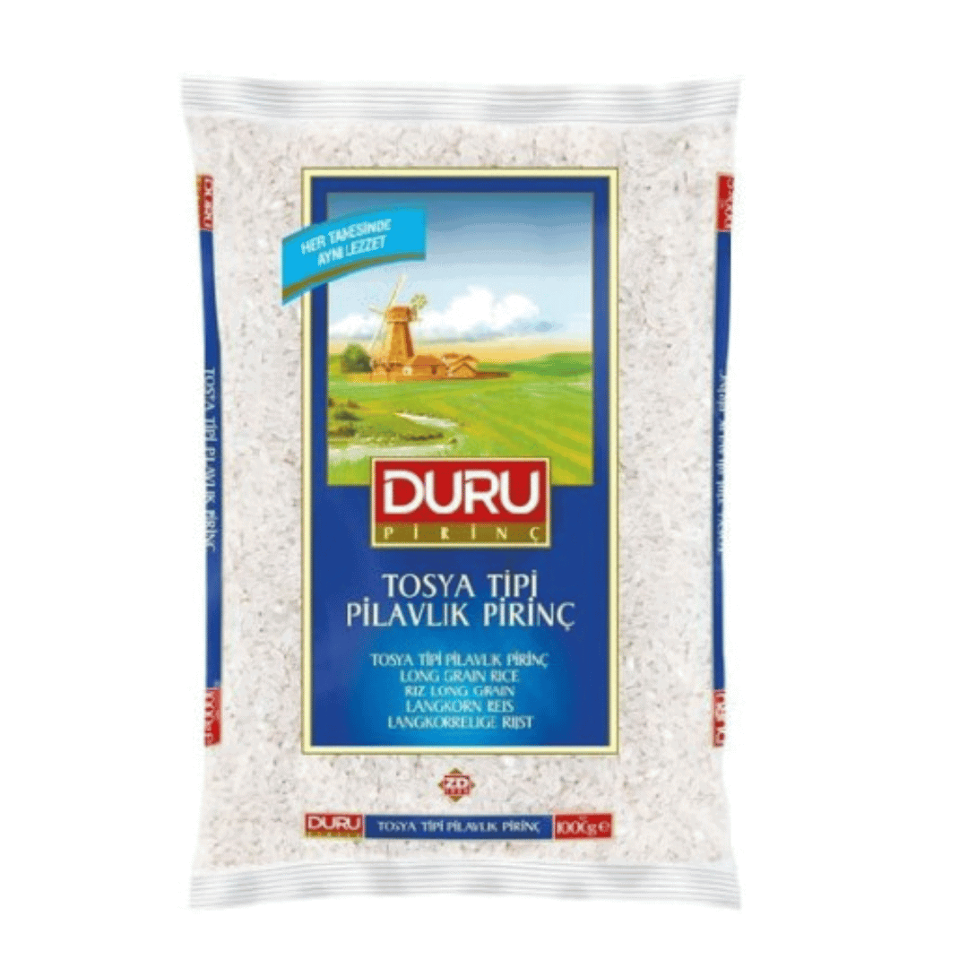 Duru Tosya Tipi Pilavlık Pirinç - Uzun Taneli Pirinç Tosya 1000gr