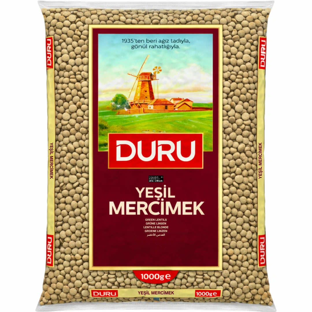 Duru - Grüne Linsen, Yeşil Mercimek 1000g