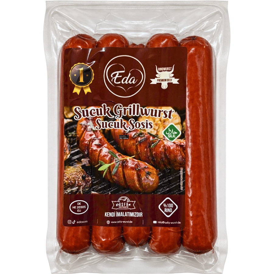 Eda - Rind Sucuk Grillwurst, Sığır Sucuk Sosis 500g