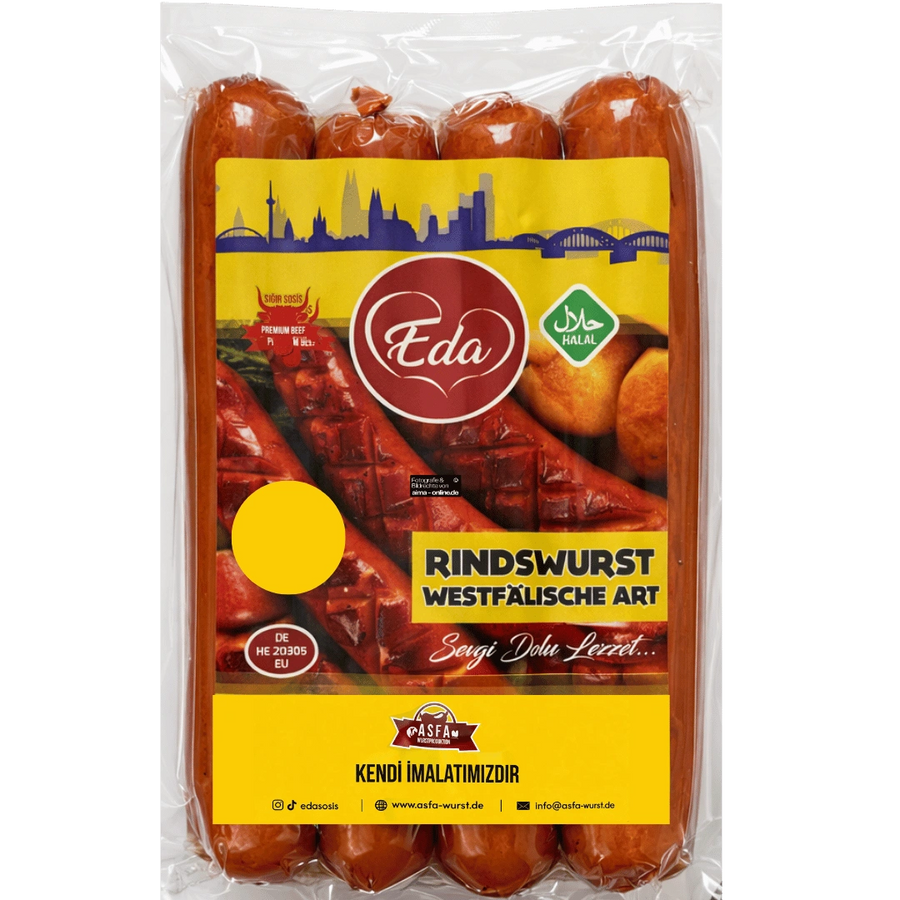 Eda - Rindswurst Westfälische Art, Dana Sosis 700g