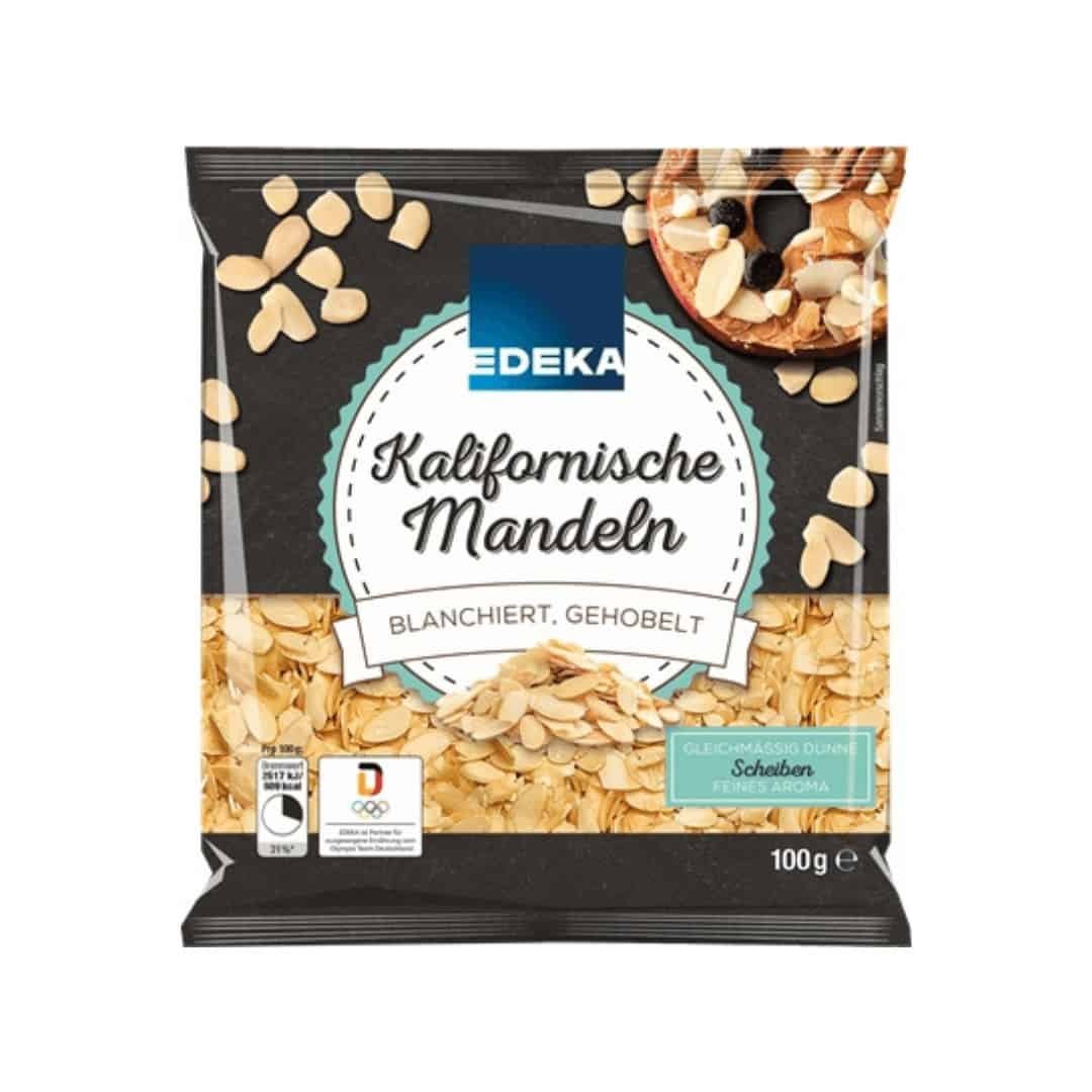 Edeka Kalifornische Mandeln blanchiert und gehobelt 100g