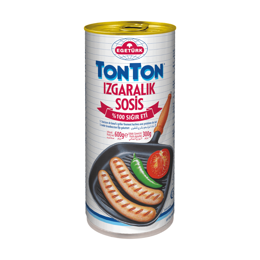 Egetürk Ton Ton Izgaralik Sosis - Rinds-Rostbratwürste 300g