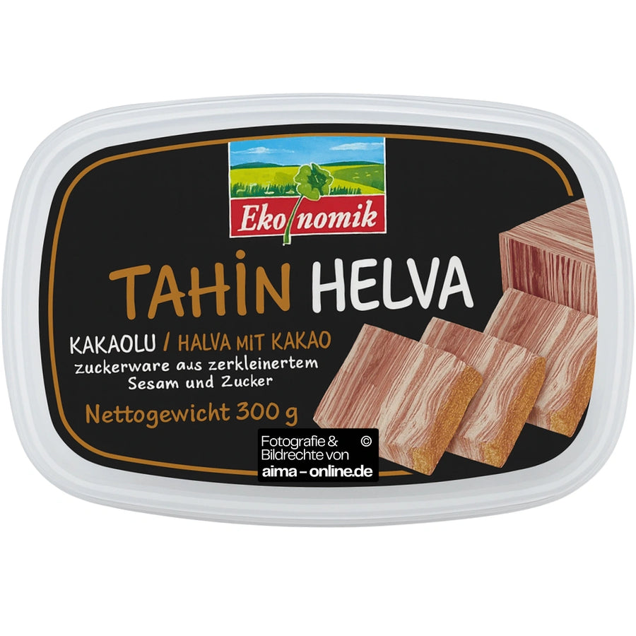 Ekonomik - Halva mit Kakao, Kakaolu Tahin Helva 300g