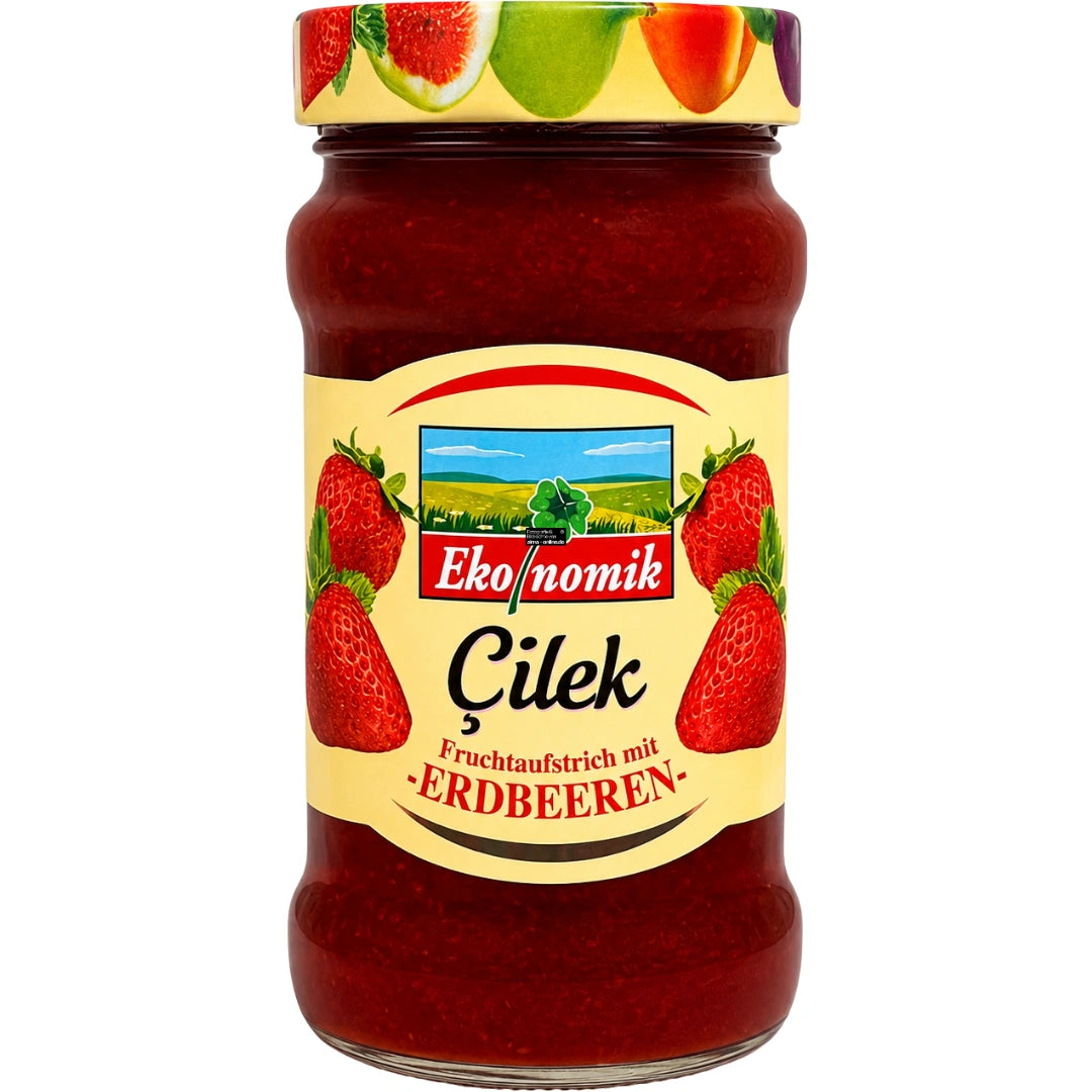 Ekonomik Fruchtaufstrich Erdbeere - Cilek 380g