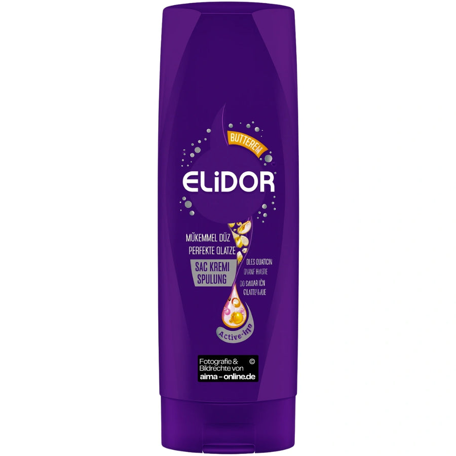Elidor - Gerfekt Gerade Shampoo für Glattes Haar, Düz Saclar icin Sampuan 400ml
