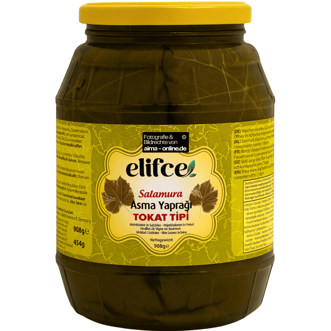 Elifce - Weinblätter in Salzlake, Salamura Asma Yapragi 908g