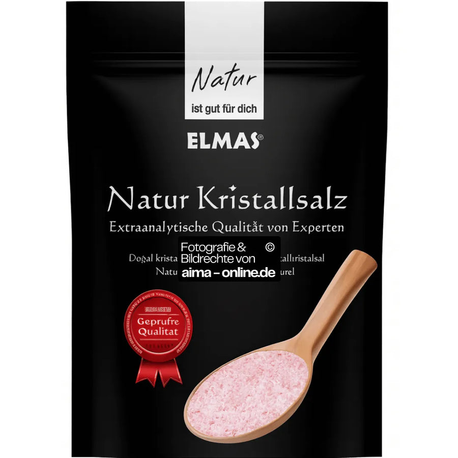 Elmas - Gemahlener Natur Kristallsalz 500g