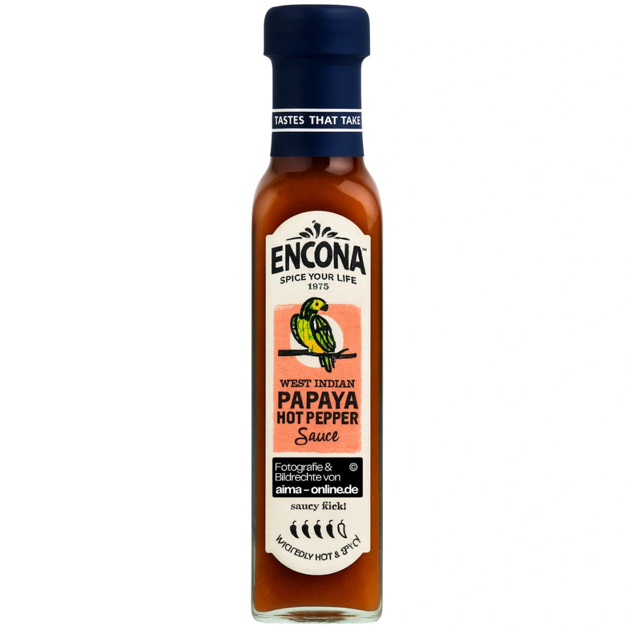 Encona - Scharfe Westindische Papaya-Chilisauce 142ml