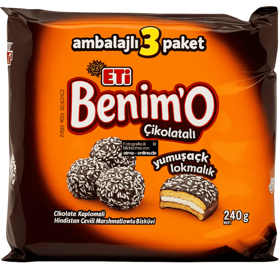 Eti - Benim´o, Biskuit mit Marshmellow und Kokosraspeln 240g