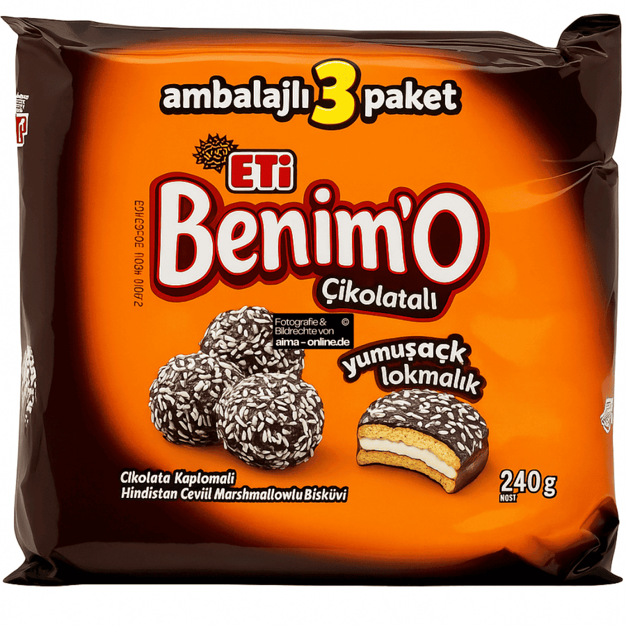 Eti - Benim´o, Biskuit mit Marshmellow und Kokosraspeln 240g