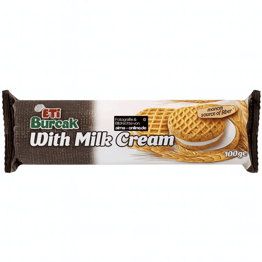 Eti - Burcak, Haferkeks mit Milchcremefüllung 100g