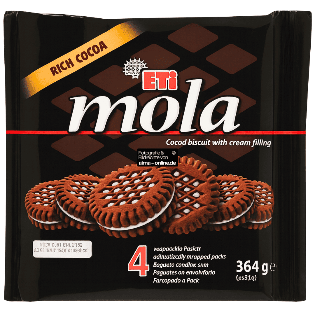 Eti - Mola Kakaokekse mit Cremiger Füllung Multipack 364g