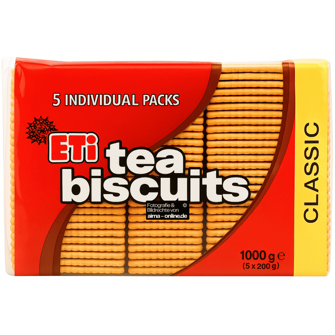 Eti - Tea Biscuits Classig 5er Pack 1000g