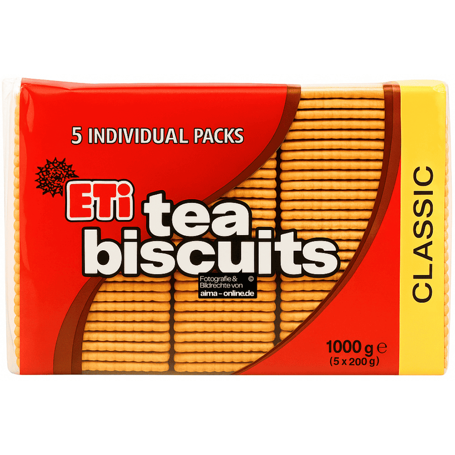 Eti - Tea Biscuits Classig 5er Pack 1000g