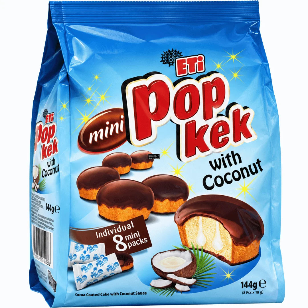 Eti - Pop Kek Mini Kokosnuss 144g