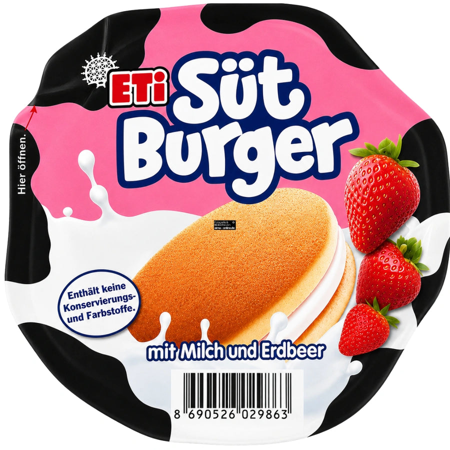 Eti Süt Burger Erdbeergeschmack 35g