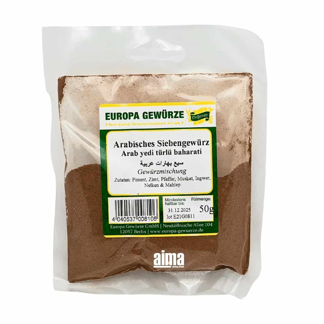 Europe Spices Arap Yedi Türlü Baharati - Arap Yedi Baharatı 50gr