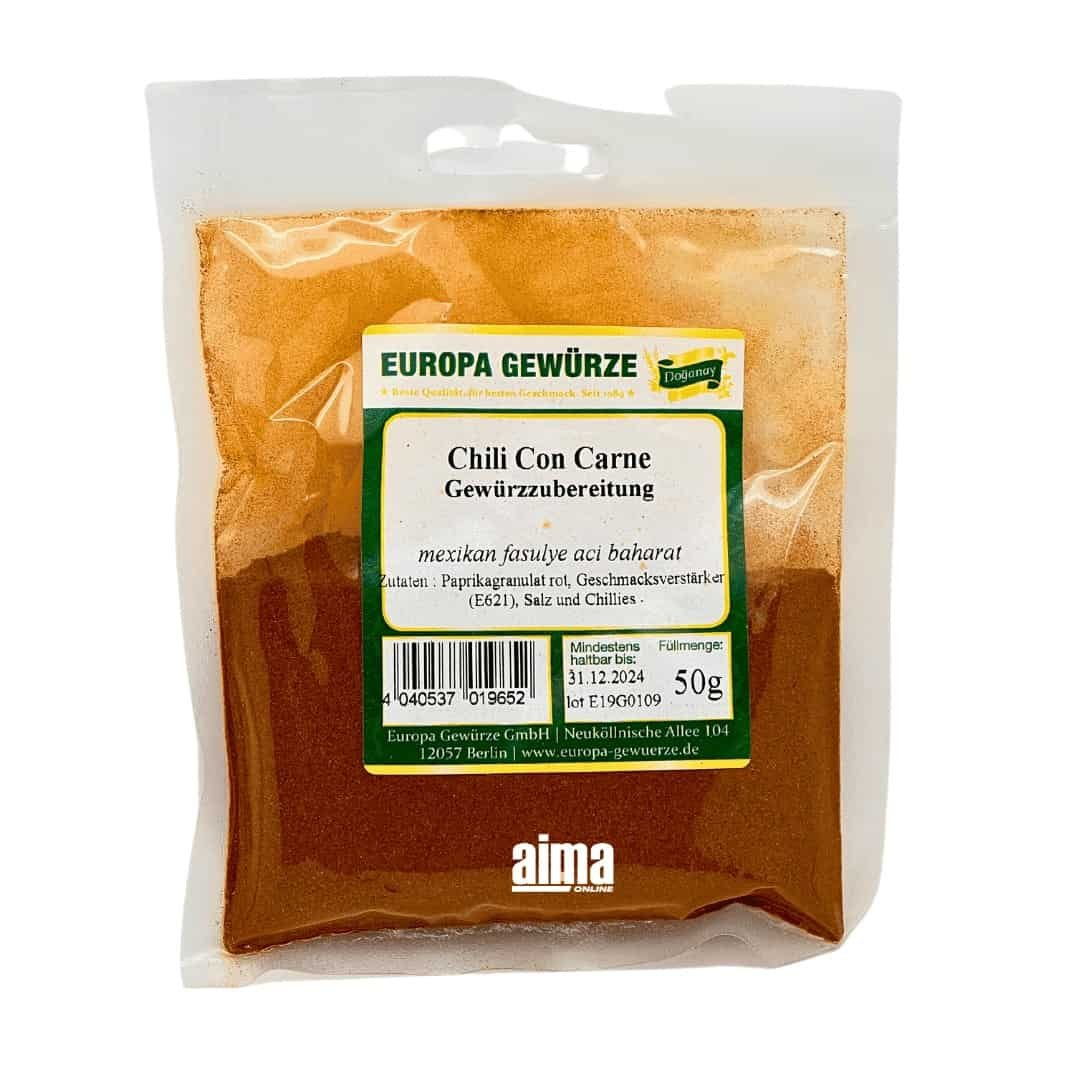 Europa Spices Chili Con Carne baharat hazırlığı 50g