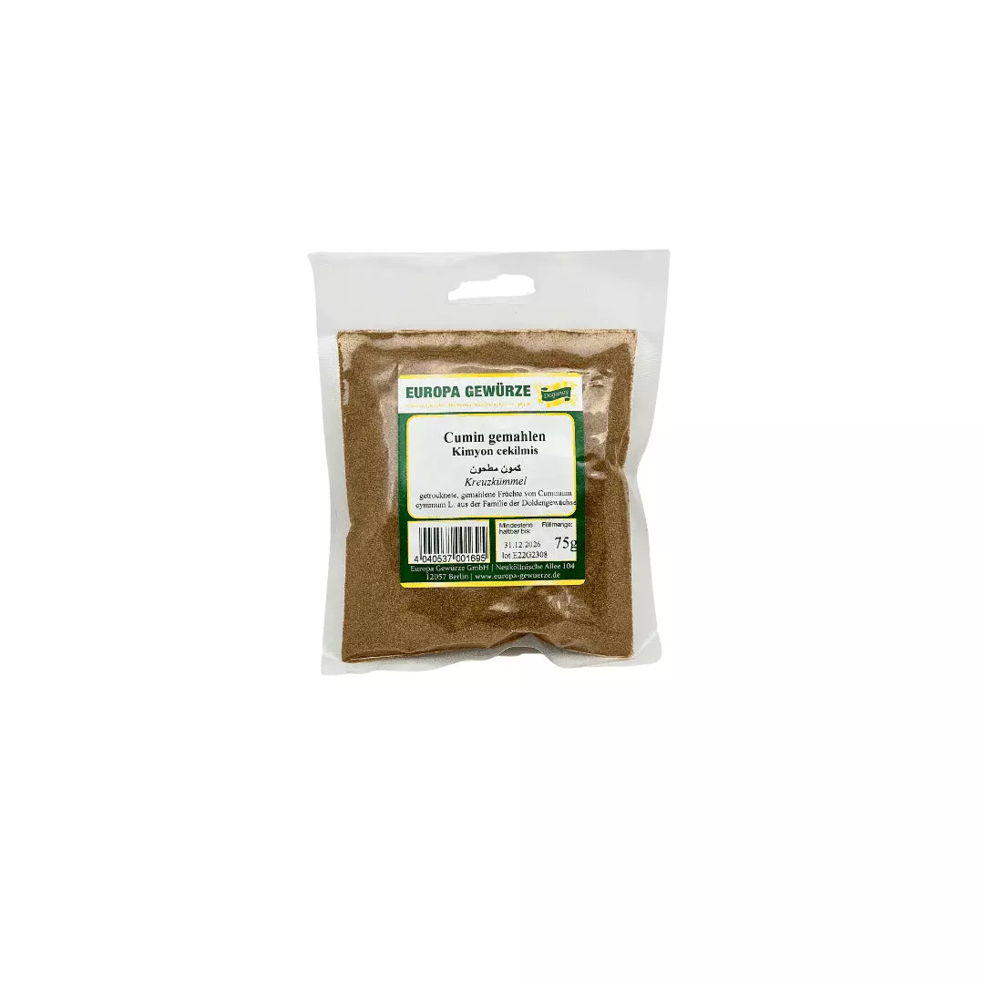 Europa Gewürze Cumin, gemahlen - Kimyon cekilmis 75g