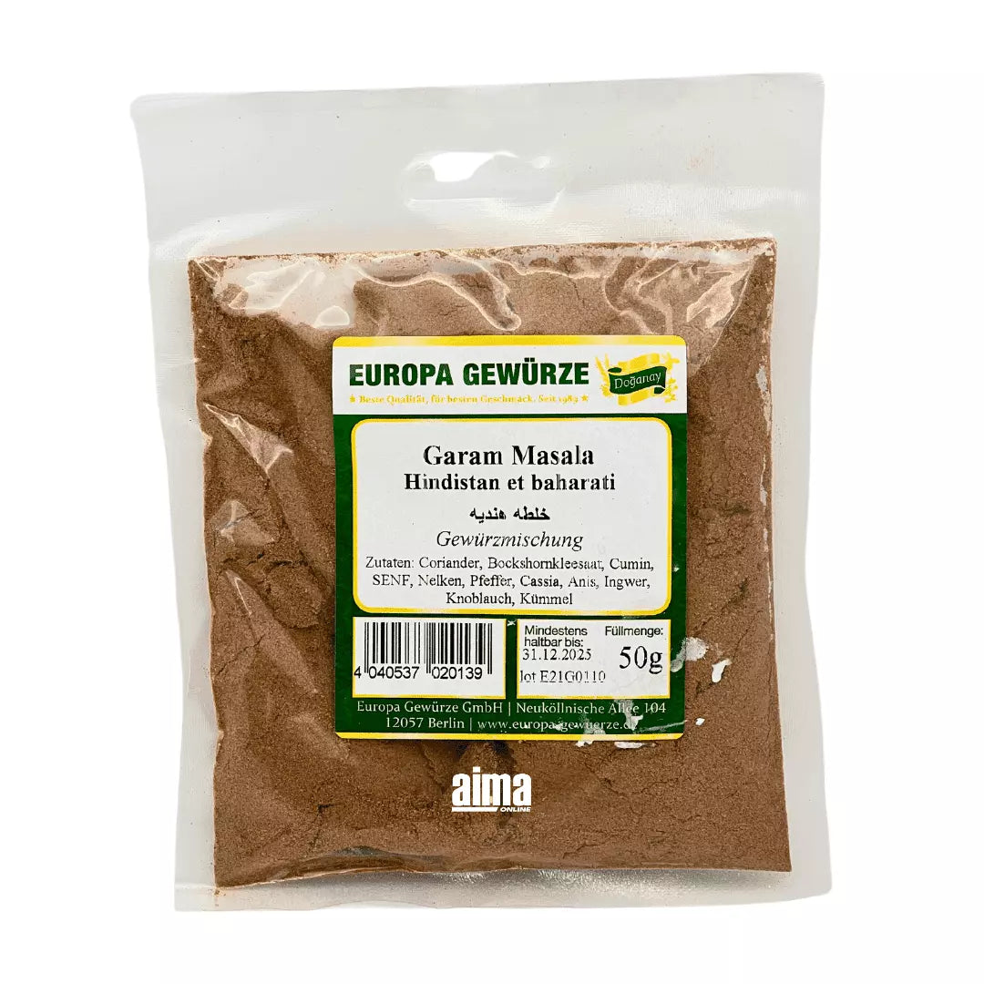 Avrupa Baharatları Garam Masala - Hindistan Et Baharati 50g